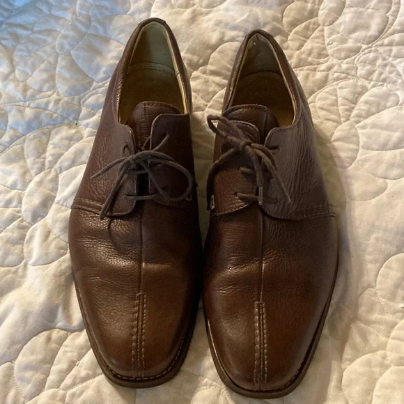 Sandro Moscoloni Berwyn Leather Loafer‎ Men Size 11 D Brown Slip On Casual Shoe Sandro Moscoloni Black/Tan Berwyn Men main image 4